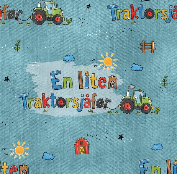 Hovedbilde En liten traktor sjåfør - French Terry - ...