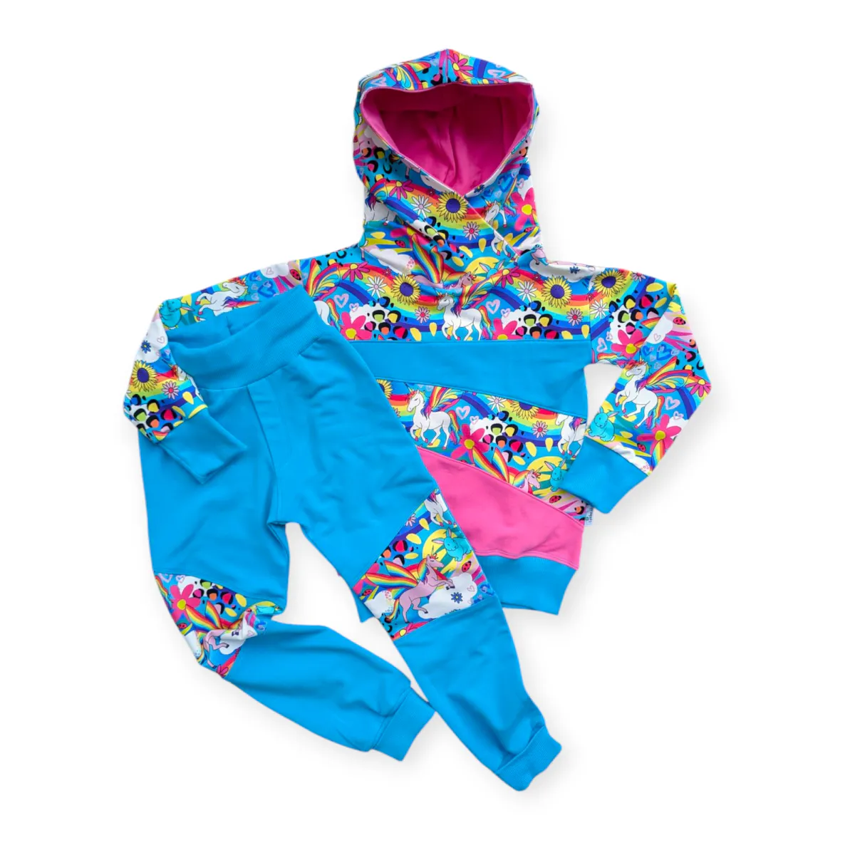 Enhjørningens Eventyr - French Terry - Metervare