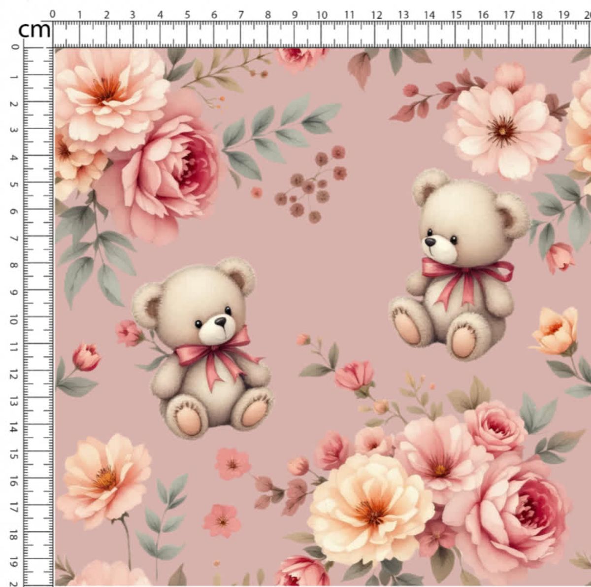 Teddyrose - Jersey - Metervare