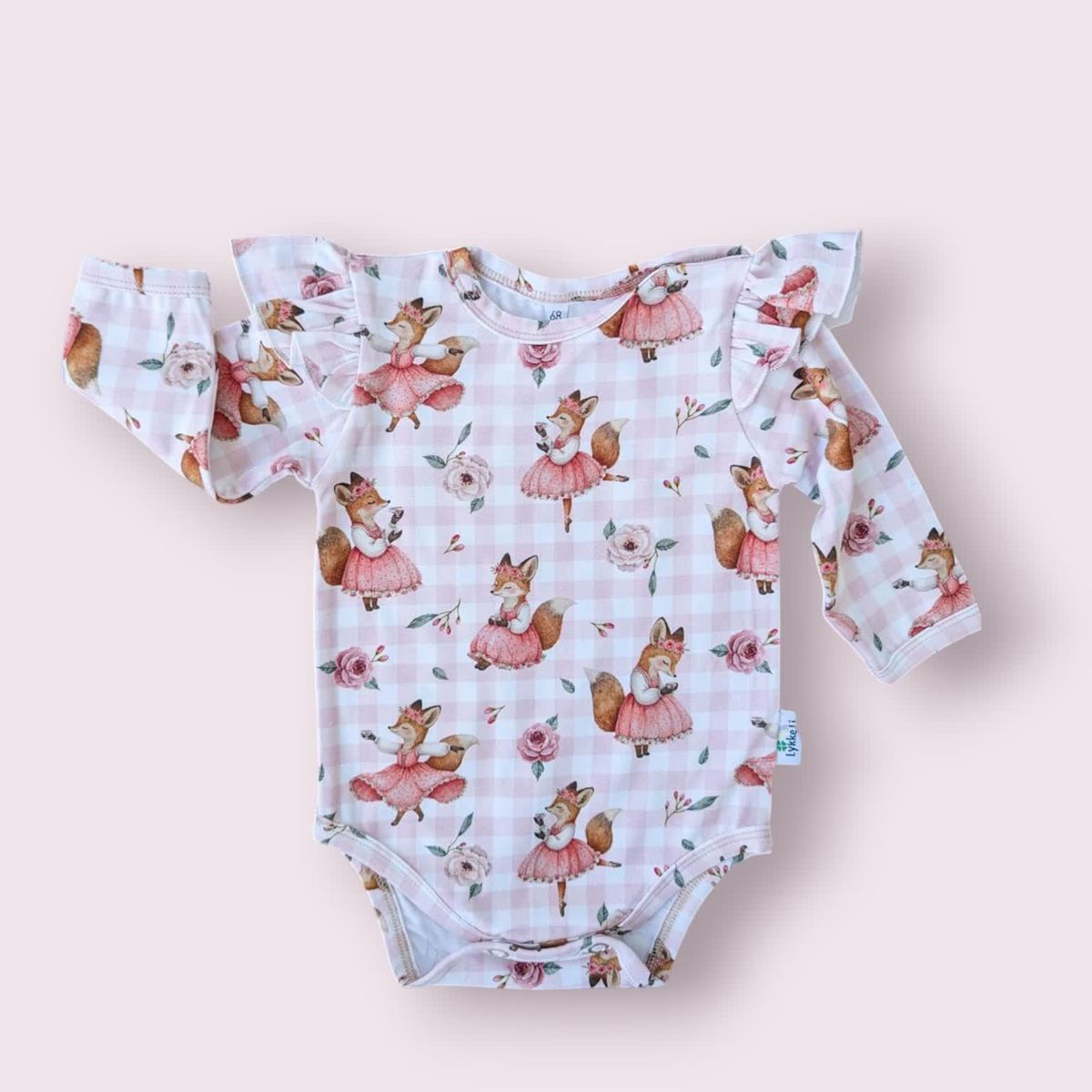 Lille rev i teselskap - Jersey - Metervare