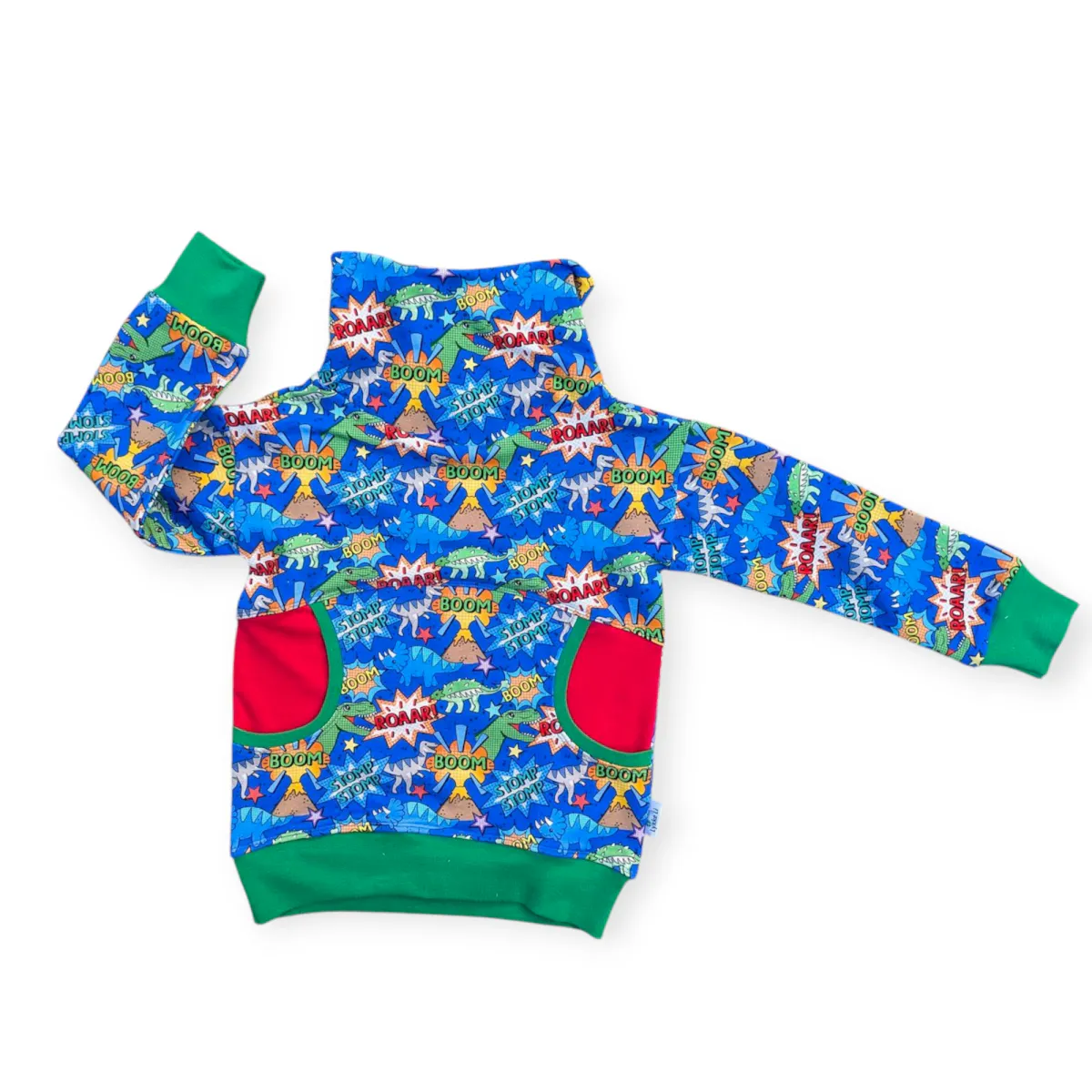 Genser med lommer  - Dino Tegneserie