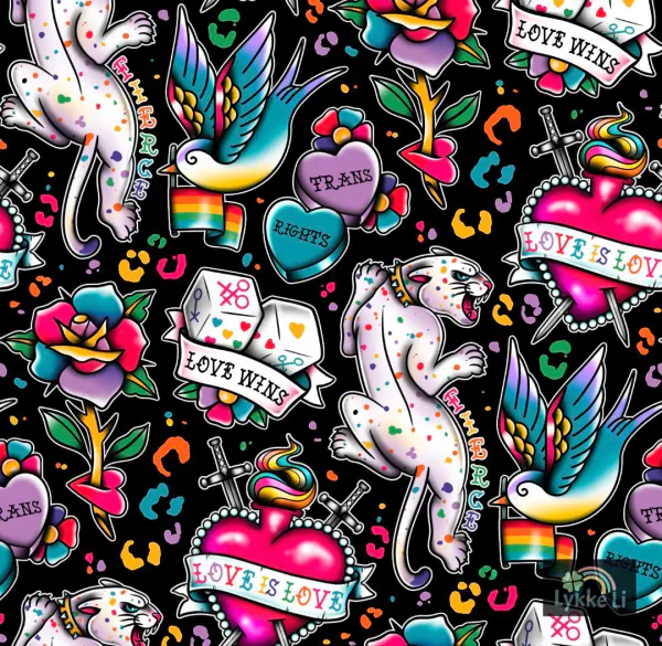 Hovedbilde Pride Tatz - Jersey - Metervare
