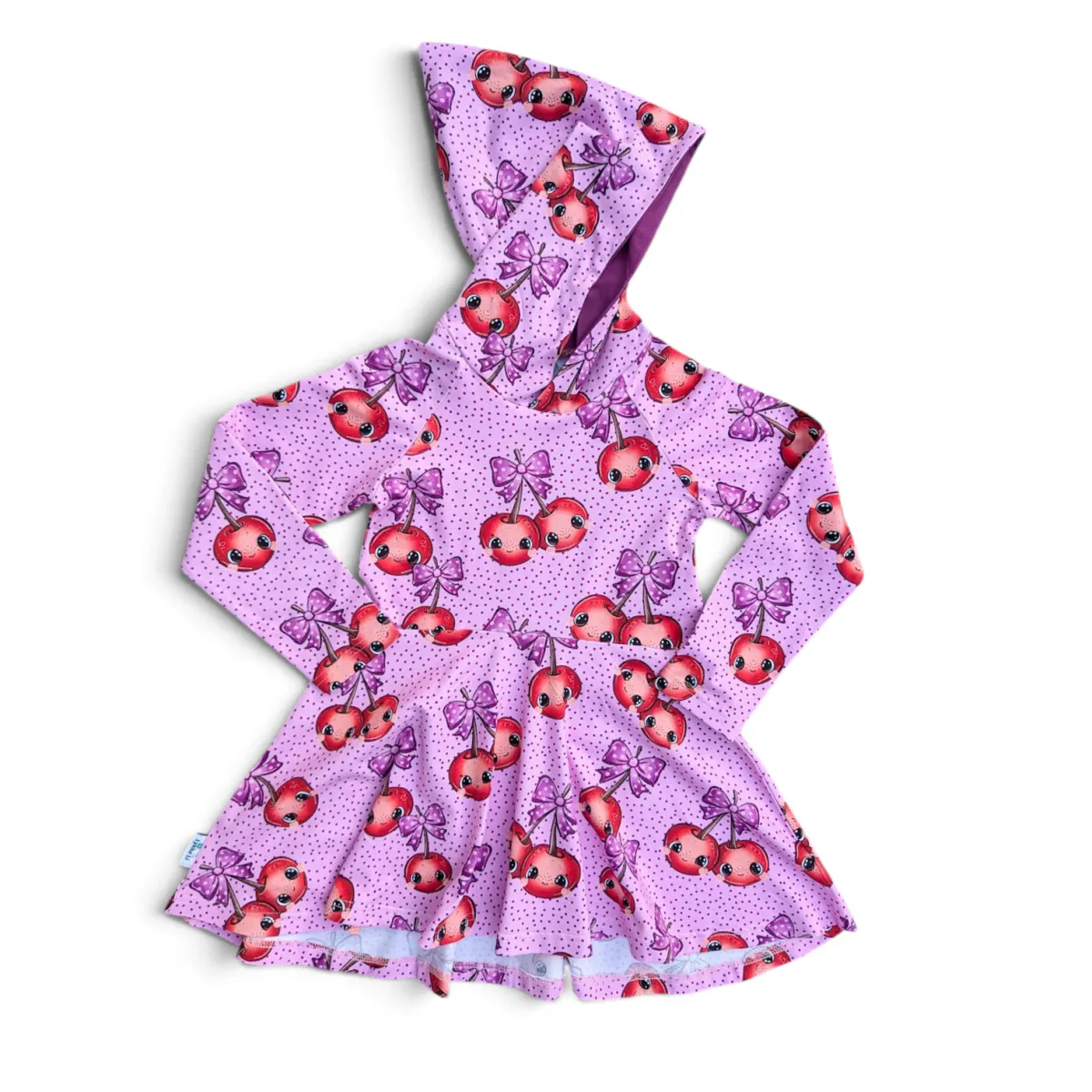 Kjole med hette - Berry Cute 🍒