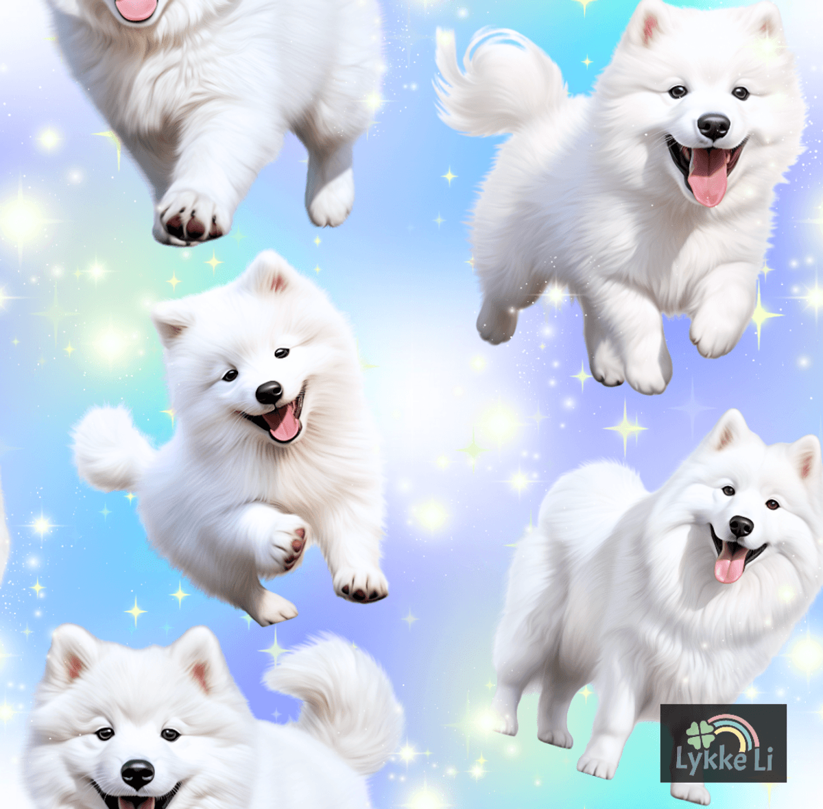 Samojed -Jersey - Metervare