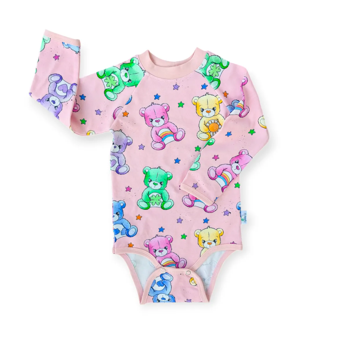 LykkeBamser Rosa - Jersey - Metervare 